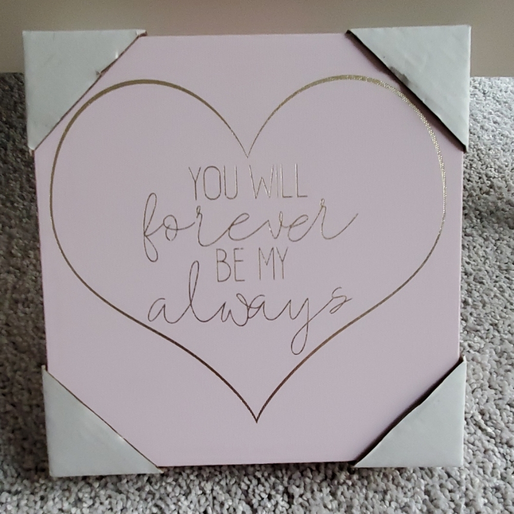 NWOT CANVAS ACCENT DECOR - Picture 1 of 3